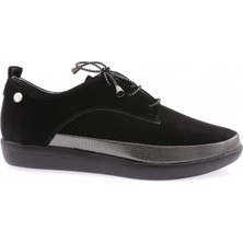 DGN 4166-23Y Kadin Ince Bağcikli Lazer Baskili Ayakkabi