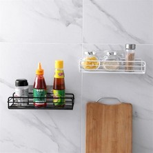 HbTec Banyo Rafı Ücretsiz Delme Banyo Depolama Rafı Ferforje Çok Fonksiyonlu Duvar Uzun Şerit Raf Mutfak Tuvalet Malzemeleri (Yurt Dışından)