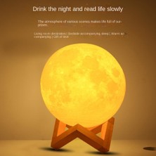HbTec 3D Bluetooth Hoparlör Ay Işığı LED Yıldızlı Gökyüzü USB Gece Lambası (Yurt Dışından)