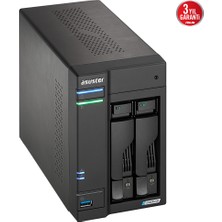 Asustor AS6702T Intel N5105 2 Yuvalı (2X22TB Destegı) 4gb DDR4(16GB Ram Destegı) M.2 X4 Pcıe X1 2.5gbe X2 USB 3.2 X3