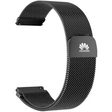 Huawei Gt2 Elegant ve Gt3 Elegant Uyumlu Metal Hasır Kordon 42MM