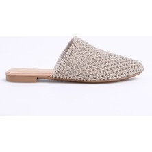 Fabrika Bej Kadın Terlik Stahes