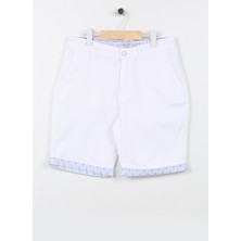 U.S. Polo Assn. Normal Bel Standart Beyaz Erkek Şort Lersley