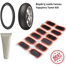 melekstore Büyük Lastik Yaması - Bisiklet - Motor Lastiği Yaması