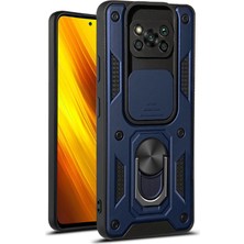 Microsonic Xiaomi Poco X3 Nfc Kılıf Impact Resistant Lacivert