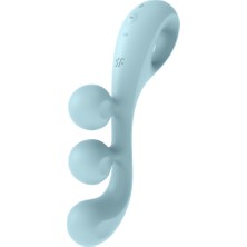 Satisfyer 3 Bölgeye Aynı Anda Etki Edebilen Tri Ball 2 Light Blue Güçlü Titreşimli G-Spot Vibratör+Jel