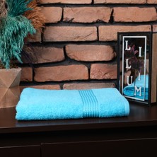 Sef Tekstil Bordürlü 70 x 140 cm Banyo Havlusu    Pamuklu