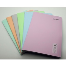 Umur My Note Text  Pastel A4 60 Yaprak Çizgili Tel Dikişli  4 Lü Paket