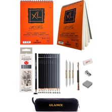 Glance Canson Xl A5 Eskiz Defterli St.petersburg Dereceli Kalem Kalemlik Eskiz Seti