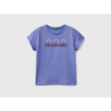 Benetton Kız Çocuk Tshirt 3I1XC10AJ-003