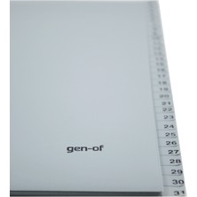 Gen-Of Ayraç Seperatör 1-31 Rakamlı (GEN-1300)