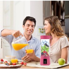 Pazariz Kaliteli 400ML Şarjlı Taşınabilir Buz Kırabilir Smoothie Blender Meyve Sıkacağı