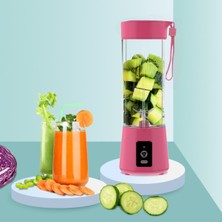 Pazariz Kaliteli 400ML Şarjlı Taşınabilir Buz Kırabilir Smoothie Blender Meyve Sıkacağı