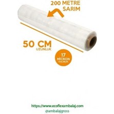 Ecoflex Palet Streç Film 17 Micron 50 cm x 200 M Palet 6 Adet