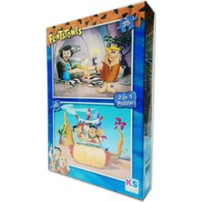 Hayal 2 Li Ds Taş Devri Flintstones Puzzle 60 + 35 Parça Yapboz