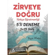 Adem Hakan Yayınları Adem Hakan ÖABT Türkçe Öğretmenliği Zirveye Doğru 5 Deneme - Yasin Polat Adem Hakan Yayınları