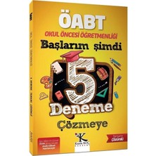 Kadir Koç Akademi ÖABT Okul Öncesi Öğretmenliği Başlarım Şimdi 5 Deneme Çözmeye Kadir Koç Akademi