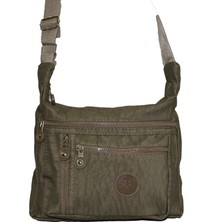 Bizoon 265 Su Geçirmez Kumaş Fermuarlı Kadın Omuz Çantası 30X24