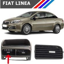 Nevreva Nvr - Fiat Linea Orta Sol Havalandırma Izgarası Gri Düğmeli 735459180 2007 - 2018