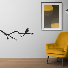 Boldwallz Ağaçtaki Kuş Dekoratif Duvar Stickerı, Duvar Dekorasyon Yazıları, Duvar Sticker