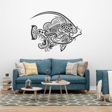 Boldwallz Balık Desenli Dekoratif Duvar Stickerı, Duvar Dekorasyon Yazıları, Duvar Sticker