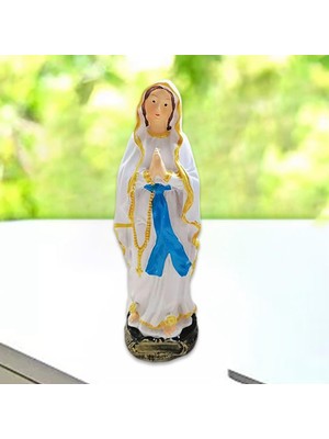 Chasoe Reçine Virgin Mary Heykel Figürin Dini Masa Noel Raf Beyaz Için Ekran (Yurt Dışından)