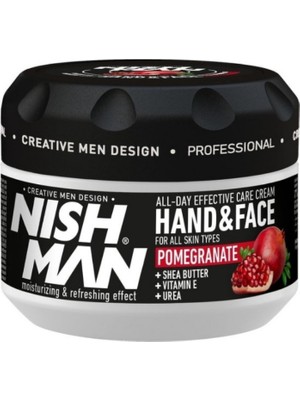 Nish Man Nishman Cilt Bakım Kremi - El Yüz İçin - Nar Özlü - Shea Butter Destekli 300 ml