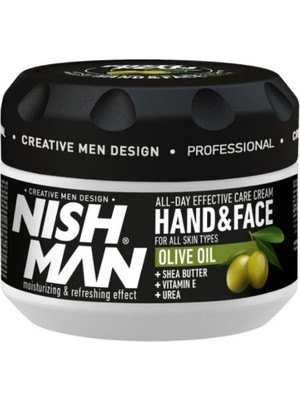 Nishman Cilt Bakım Kremi - El Yüz İçin - Zeytin Özlü - Shea Butter Destekli 300 ml