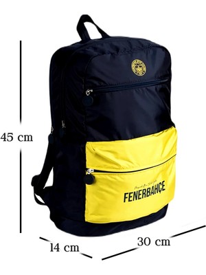 Me Çanta Fenerbahçe Trend Paraşüt Laptop Bölmeli Okul Sırt Çantası 4 Bölmeli (23732)