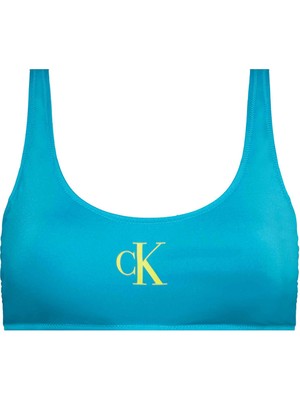 Calvin Klein Mavi Kadın Bikini Üst KW0KW01971CVZ