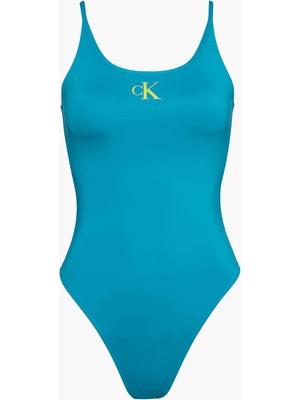 Calvin Klein Turkuaz Kadın Mayo KW0KW01997CVZ