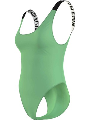 Calvin Klein Yeşil Kadın Mayo KW0KW01995LX0