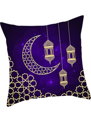 Beverly Ramazan Yastığı Kapak Ay ve Oturma Odası Araba Yastığı Süslemeleri Stil B (Yurt Dışından)