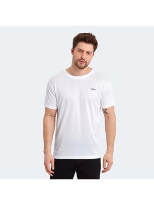 Slazenger ODALIS I Erkek Tişört Beyaz