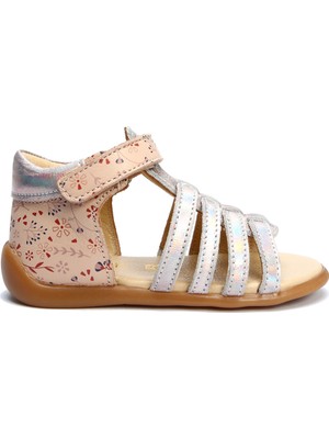 KFDS GA23008 Kifidis-Kids Kız Çocuk Deri Sandalet 19-23