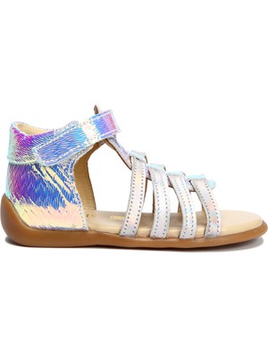KFDS GA23008 Kifidis-Kids Kız Çocuk Deri Sandalet 19-23