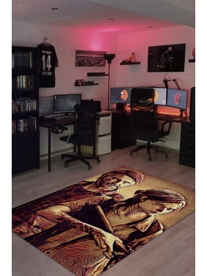 Homshtag Sonuncumuz Dokuma Tabanlı Yıkanabilir The Last Of Us Gamer Halısı