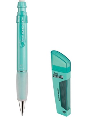 Serve Deep 0.7 mm Mekanik Kurşun Kalem Nane Yeşil - 0.7 mm Uç & Silgi