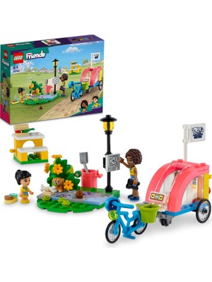 LEGO® Friends Köpek Kurtarma Bisikleti 41738 - 6 Yaş ve Üzeri Çocuklar Için Çıkarılabilir Römorklu Oyuncak Yapım Seti (125 Parça)