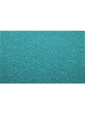 COLOURMAT TURKUAZ Kaydırmaz Kaymaz Yolluk Karmaşık Halı Kıvırcık Paspas 1m X 3m (TURKUAZ)