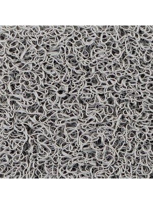 COLOURMAT Kaydırmaz Kaymaz Yolluk Karmaşık Halı Kıvırcık Paspas 1m X 2m (GRİ)