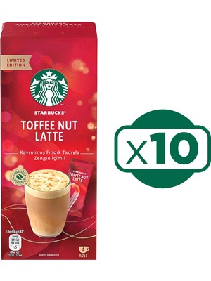 Starbucks Toffee Nut Latte 4'lü x 10 Adet