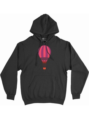 Cix Pembe Hava Balonu Kapşonlu Sweatshirt Hoodie