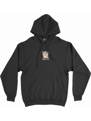 Cix Ally Cat Minimal Kapşonlu Sweatshirt Hoodie