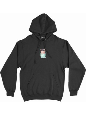 Cix Ayıcık Bear Minimal Kapşonlu Sweatshirt Hoodie