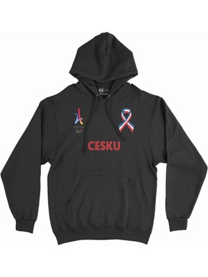 Cix Paris 2024 Yaz Olimpiyatları Çekya Kapşonlu Sweatshirt Hoodie