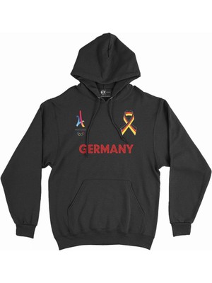 Cix Paris 2024 Yaz Olimpiyatları Almanya Kapşonlu Sweatshirt Hoodie