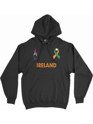 Cix Paris 2024 Yaz Olimpiyatları Irlanda Kapşonlu Sweatshirt Hoodie