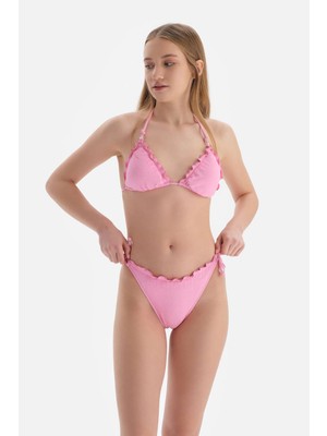 Dagi Pembe Spagetti Bikini Alt