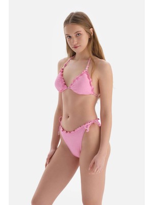 Dagi Pembe Spagetti Bikini Alt